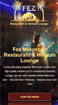 Mobile Screenshot of fezrestaurant.com